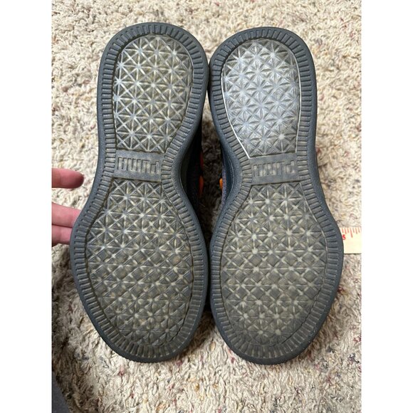 Puma Court Disrupt Clyde Skeleton Mens Sneakers Black Orange Lace-Up 8.5 - Picture 3 of 7